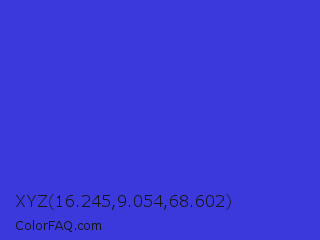 XYZ 16.245,9.054,68.602 Color Image