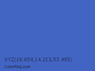 XYZ 16.654,14.213,53.495 Color Image