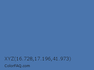 XYZ 16.728,17.196,41.973 Color Image