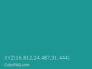 XYZ 16.812,24.487,31.444 Color Image
