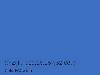 XYZ 17.123,16.167,52.087 Color Image