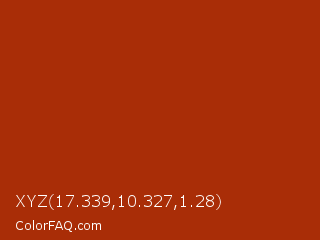 XYZ 17.339,10.327,1.28 Color Image