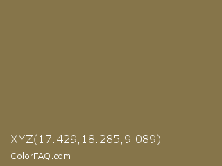 XYZ 17.429,18.285,9.089 Color Image