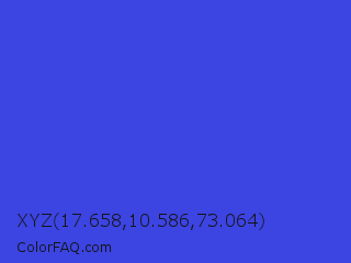 XYZ 17.658,10.586,73.064 Color Image