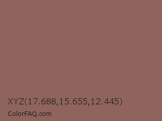 XYZ 17.688,15.655,12.445 Color Image