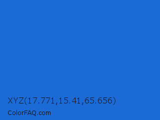 XYZ 17.771,15.41,65.656 Color Image
