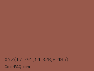 XYZ 17.791,14.328,8.485 Color Image