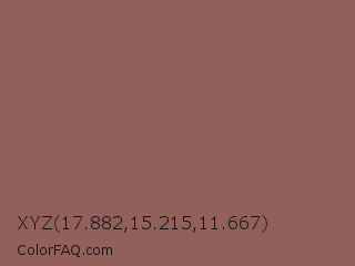 XYZ 17.882,15.215,11.667 Color Image
