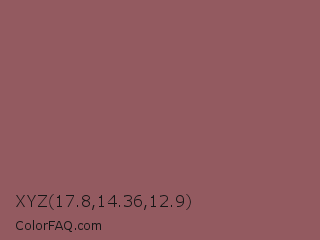 XYZ 17.8,14.36,12.9 Color Image