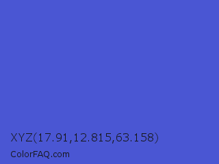 XYZ 17.91,12.815,63.158 Color Image