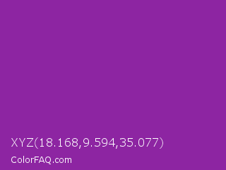 XYZ 18.168,9.594,35.077 Color Image