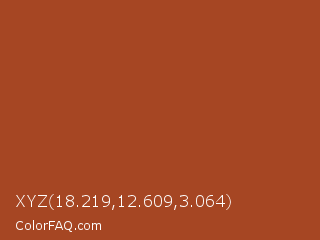 XYZ 18.219,12.609,3.064 Color Image
