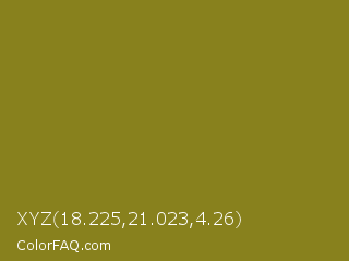 XYZ 18.225,21.023,4.26 Color Image