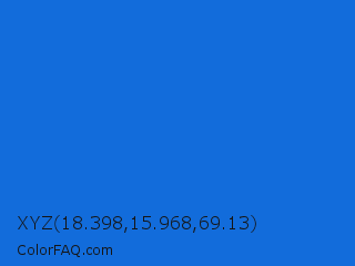 XYZ 18.398,15.968,69.13 Color Image