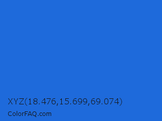 XYZ 18.476,15.699,69.074 Color Image