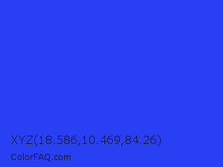 XYZ 18.586,10.469,84.26 Color Image