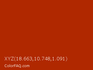 XYZ 18.663,10.748,1.091 Color Image