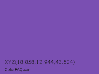 XYZ 18.858,12.944,43.624 Color Image