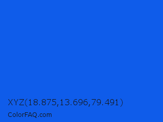 XYZ 18.875,13.696,79.491 Color Image