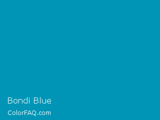 XYZ 19.191,24.872,48.045 Bondi Blue Color Image