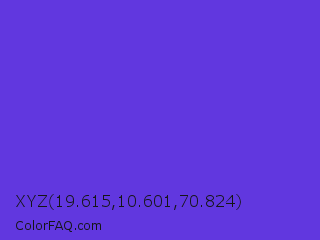 XYZ 19.615,10.601,70.824 Color Image