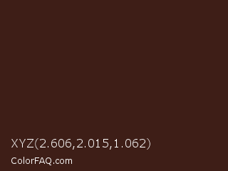 XYZ 2.606,2.015,1.062 Color Image
