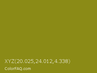 XYZ 20.025,24.012,4.338 Color Image