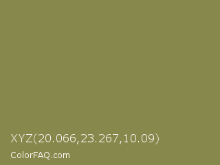 XYZ 20.066,23.267,10.09 Color Image