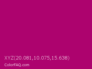 XYZ 20.081,10.075,15.638 Color Image