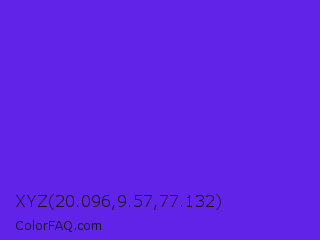 XYZ 20.096,9.57,77.132 Color Image