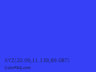 XYZ 20.09,11.139,89.087 Color Image
