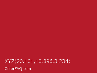XYZ 20.101,10.896,3.234 Color Image
