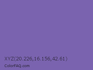 XYZ 20.226,16.156,42.61 Color Image