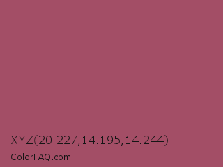 XYZ 20.227,14.195,14.244 Color Image