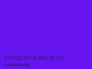 XYZ 20.247,9.093,78.53 Color Image