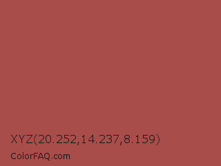 XYZ 20.252,14.237,8.159 Color Image