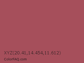 XYZ 20.41,14.454,11.612 Color Image