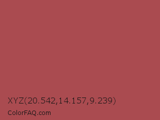 XYZ 20.542,14.157,9.239 Color Image