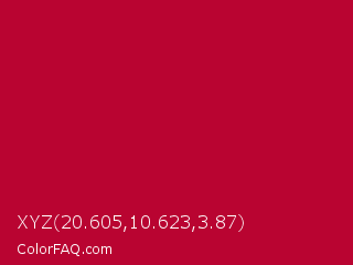 XYZ 20.605,10.623,3.87 Color Image