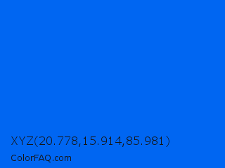 XYZ 20.778,15.914,85.981 Color Image