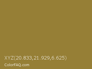 XYZ 20.833,21.929,6.625 Color Image