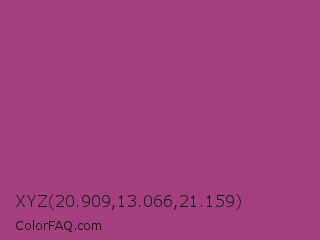 XYZ 20.909,13.066,21.159 Color Image