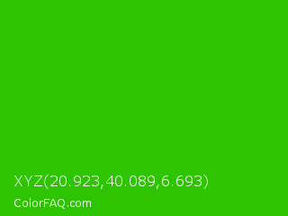XYZ 20.923,40.089,6.693 Color Image