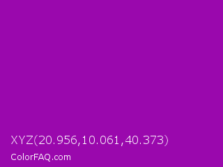 XYZ 20.956,10.061,40.373 Color Image