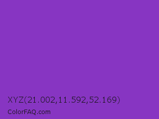 XYZ 21.002,11.592,52.169 Color Image