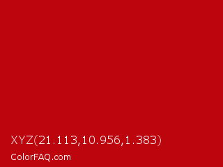 XYZ 21.113,10.956,1.383 Color Image