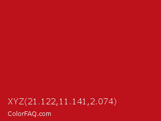 XYZ 21.122,11.141,2.074 Color Image