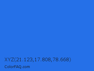 XYZ 21.123,17.808,78.668 Color Image