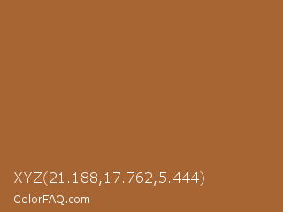 XYZ 21.188,17.762,5.444 Color Image