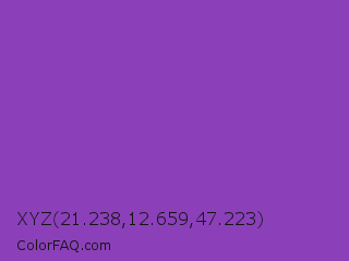 XYZ 21.238,12.659,47.223 Color Image